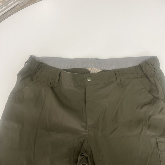 Duluth Trading Pants Womens 18x31* Green Nylon Blend Lightweight Stretch Pockets - Picture 3 of 9